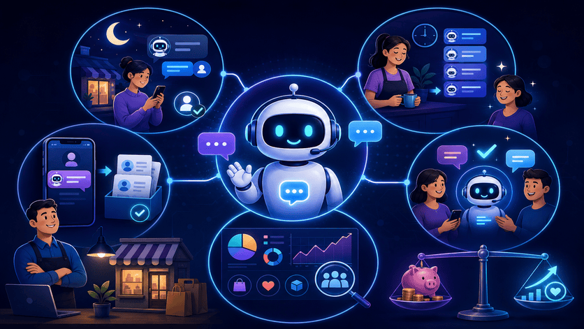 Lợi ích của chatbot cho doanh nghiệp nhỏ và hộ kinh doanh: 5 giá trị đo đếm được